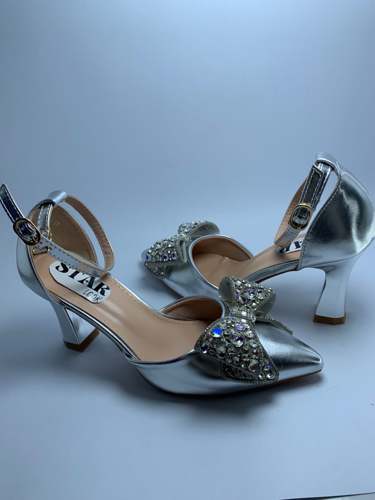 SPARKLE BOW PARTY HEELS