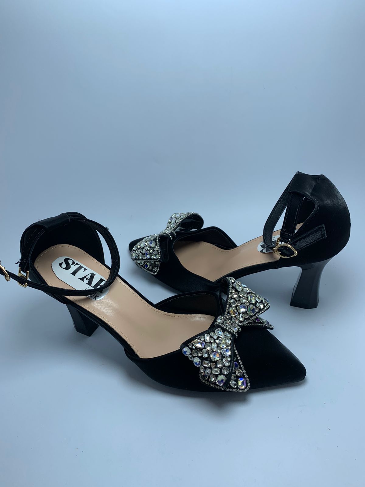SPARKLE BOW PARTY HEELS