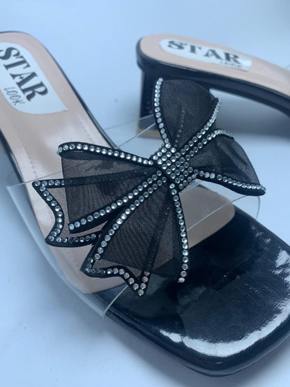 RADIANT BOW MUSE HEELS
