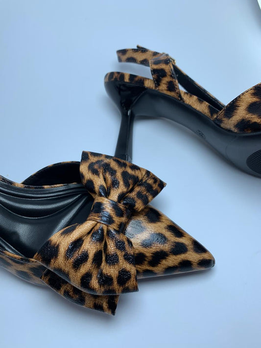 STARLUXE BOW SINGLEBACK HEELS